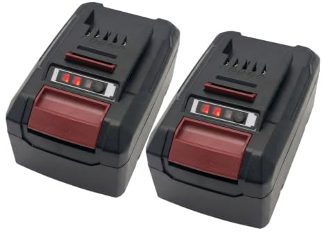 2 Akkus 18V 4000mAh Ersatzakku für Einhell 18V Power X-Change Akkuwerkzeuge, EH1840 4,0Ah Hochentlade-Lithium-Ionen-Akku mit 3-stufiger LED-Anzeige, integriertem Überlast- und Kurzschlussschutz