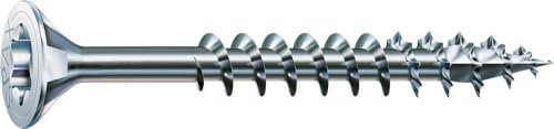 SPAX Schrauben mit T-STAR plus Senkkopf, Teilgewinde, Blank Verzinkt, 3,5 x 45 mm, 1000 Stück