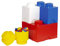 Room Copenhagen 40150001 Multipack de Ladrillos de Almacenamiento de Lego, Largo. Cajas de almacenaje apilables. Conjunto de 4 Piezas, Multicolor, 0 cm, 4