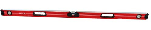 Magnetische LED Wasserwaage Opto 150cm – einfaches Ablesen dank LED und akustischem Signal – beidseitige Magnete, robustes Aluminium-Profil, hohe Messgenauigkeit - 3 Libellen für 180 90 45 Grad