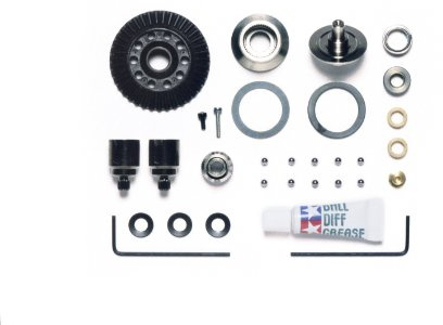 TAMIYA 300053663 - DF-02 Ball Differential Set, 1 Piece, Silver