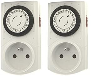 Chacon Set de 2 Programmateurs Mécaniques 3500 W
