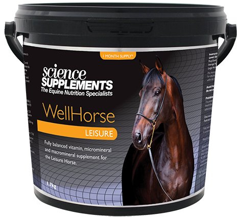 Science Supplements WellHorse Leisure For Horses & Ponies - General Vitamin & Micromineral Equine Supplement - 1.7kg
