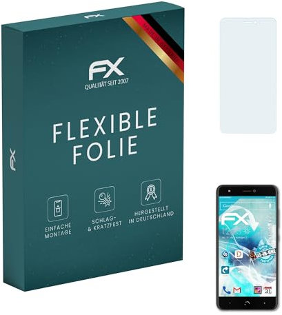 atFoliX Película Protectora compatible con bq Aquaris X Pro Protector Película, ultra claro y flexible FX Lámina Protectora de Pantalla (3X)