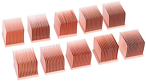 Alphacool 17427 GPU RAM Copper Heatsinks 14x14mm - 10 STK. Luftkühlung Passivkühler