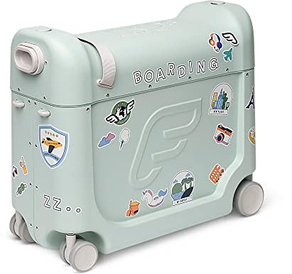 JetKids von Stokke BedBox – Reisetasche für Kinder und Flugbett – hilft Ihrem Kind beim Entspannen und Schlafen im Flugzeug – genehmigt von vielen Fluggesellschaften – am besten für Alter von 3 bis 7,
