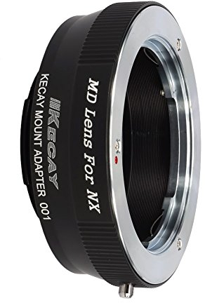 KECAY MD - NX Bague Adaptation Objectif/Adaptateur Monture Objectif pour Monter Objectif Minolta MD MC vers boîtier Samsung NX Caméra NX1 NX3000 NX2000 NX300 NX1000 NX210 NX200 NX30 NX20 NX5 MD-NX