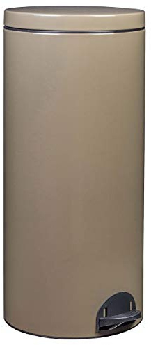 Poubelle à Pédale, 30 L, Taupe