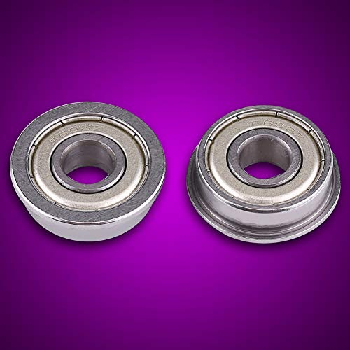Flanschlager, 10er-Pack Set F608Z Doppelt Geschirmte Flanschlager Kugellager 8 × 22 × 7 mm / 0,31 × 0,86 × 0,27 Zoll Lagersätze