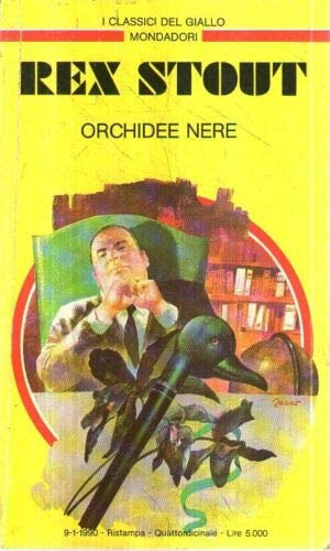 Giallo Mondadori 599 Orchidee nere Rex Stout 1990