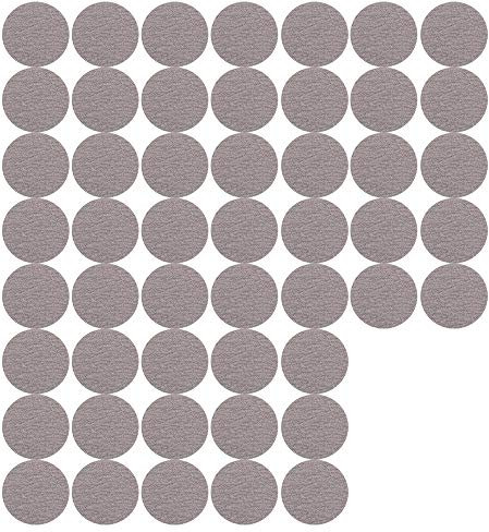 Schleifpapier Set Schleifscheiben Polierpad 75 mm Körnung 60/80/120/240/320/400 Set mit 20, 50 und 100 Stück Sandpapier kletthaftend für Poliermaschine oder Schleifmaschine (50, P80 Körnung)