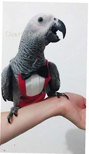 Zonfer Handmade Vogel Kleidung Parrot Windel Serviette Klage-Kleidung Gentle Classy Parrot Kleidung Für Kleine Papageien Cockatiel