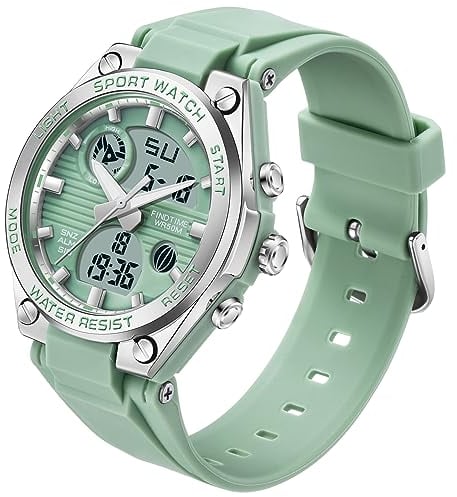 Armbanduhr Damen Uhr Digital Damenarmbanduhr Mädchen Damenuhr mit Silikonarmband 5 ATM Wasserdicht Digitaluhr Jungen Kinderuhr Junge Uhren Kids Watch Sportuhr Stoppuhr Wecker Kalender Datum LED Licht
