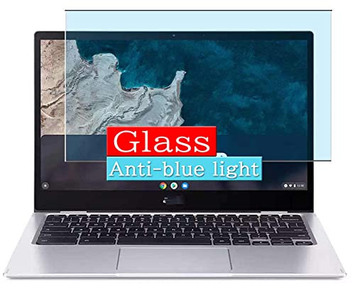 ノーブランド品 VacFun Anti Lumière Bleue Protection d'écran en Verre Trempé, compatible avec ACER Chromebook Spin 513 CP513-1H 13.3 Laptop Visible Area Screen Protector