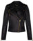 Infinity Leather Damen-Leder-Bikerjacke, Gesteppt, Matt, Schwarz, Goldfarbener Reißverschluss, Echte Nappa Gothic Fashion Moto Jacke 2XL