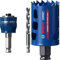 Bosch Professional 1x Expert Power Change Plus Lochsäge-Systemadapter (Ø 7,15 mm) + 1x Expert Tough Material Lochsäge (für Holz mit Metall, Ø 44 mm, Zubehör Schlagbohrmaschine)