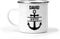 Personalised Sailing Mug Ship Mates Enamel Mugs Skipper First Mate Indoor Outdoor Boating Cup Captains Gifts Tea Coffee Boat Accessories Birthday
