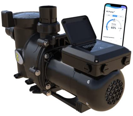Zodiac E30 iQ 100, pompa di filtrazione a velocità variabile per piscine fino a 80 m3, ad alta efficienza energetica. Risparmia energia, è silenziosa (-12dB) e può essere controllata da un'App.