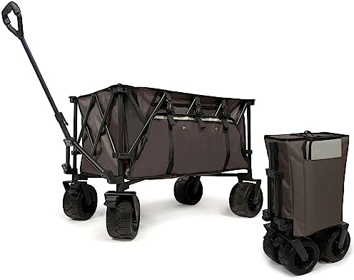 osoltus XL Beach Strandbuggy faltbar Trolley Bollerwagen 140L 120KG extra breite Geländereifen