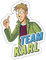 Spreadshirt TKKG Team Karl Vierstein Sticker, max. 10 x 10 cm, 10 x 10 cm, Mattweiß