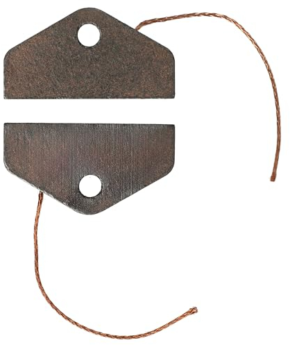 vhbw 2x spazzola in carbone compatibile con Miele T8861WP EDITION 111, T8866WP ECOCOMFORT asciugatrice, asciugatrice a condensazione