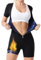 Weyot Tuta Sauna Dimagrante Donna, Tuta Sauna Addominale Sudore Sportivo Effetto Sauna Tute Corpo Shaper Brucia Grassi Pancia Dimagrante Tuta Per Sudare (BLUE, L)