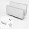 DESIGNO Planheizkörper Kompakt & Ventilheizkörper Typ 33 -BH-600 x BL-1400 | inkl. Buderus Thermostatkopf Logafix BD1 W0 - Ventil - Montagezubehör | Wärmeleistung 3.938 Watt