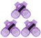 PUPTECK 3 Paar Anti Rutsch Hundesocken für Innenbereich - Hundeschuhe Pfotenschutz Sommer gegen hitze Winter Socken Schutz, Outdoor Traktions Kontrolle Stiefel für Hunde auf Hartholzboden Purple xs