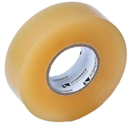 Schanner PVC Stutzentape 25mm x 25m Clear Eishockey