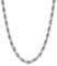 Supcare Silver Rope Chain for Men, 3mm Twist Rope Chain in 316L SS, Hand Polished and Maintenance Free, 30 Punk Style Silver Chain Men, Boys Chain with Gift Box (Gold/Silvery/Black)