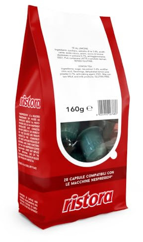 Ristora 100 Capsule Tè Limone Compatibile con Nespresso