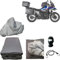 Funda para moto compatible con BMW R 1300 GS, 100% impermeable, antigranizo, antihielo, antimoho y antiarañazos, 250 g, para Maximoto con cúpula, baúl y maletas laterales