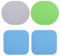 6 Pcs Jar Opener Pad Rubber Jar Opening Aid Non-Slip Effort-Saving Bottle Cap Gripper Easy Turning Multifunctional Lid Openers Safe for Weak Hands Seniors Coaster Trivet