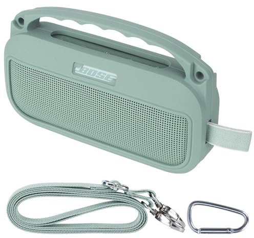 Peyyargo Housse en Silicone de Protection Compatible avec Bose SoundLink Flex (2e génération) Enceinte