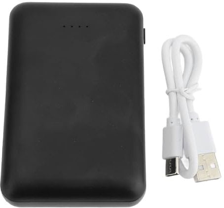 SUNGOOYUE Power Bank, 5 V 10000mAh Batteriepack DC USB Typ C Ausgabe Tragbares Ladegerät für Heizungswesten Jacken Hosen, Schwarz