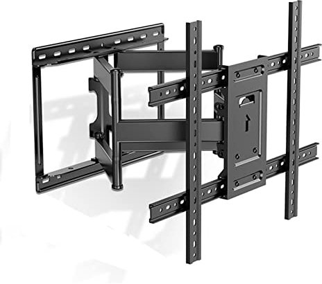 IUokLU Support Mural pour Moniteur articulé inclinable et pivotant pour téléviseurs de 50 à 90 Pouces. Support Mural pouvant Supporter jusqu'à 50 kg Maximum.,