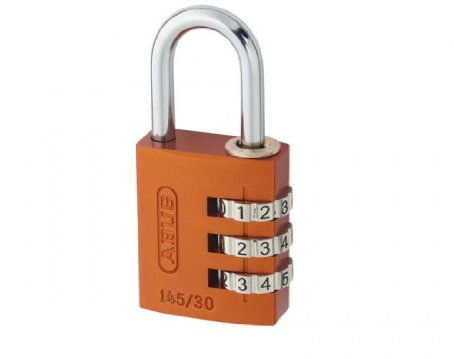 AP Motor Store abu14520rc 145/20 Aluminium Kombination Vorhängeschloss, zufällige Farbe, 20 mm