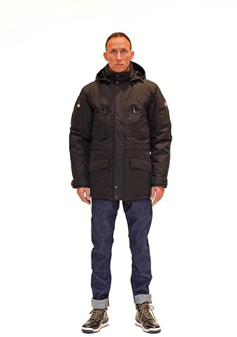 Wellensteyn Herren Jacke GOLFJACKE Winter Schwarz PolyAirLite, Größe:M, Farbe:Scwarz