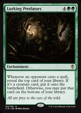 Magic: the Gathering - Lurking Predator39;s (156/351) - Commander 2016