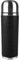 Tefal Senator Silikon Isolierflasche, Edelstahl, Schwarz, 9,5 x 9,5 x 30 cm