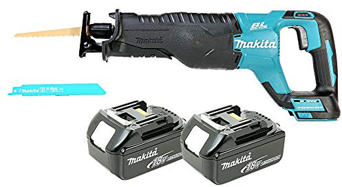 Makita DJR187 18V Brushless Reciprocating Saw with 2 x 6Ah Batteries