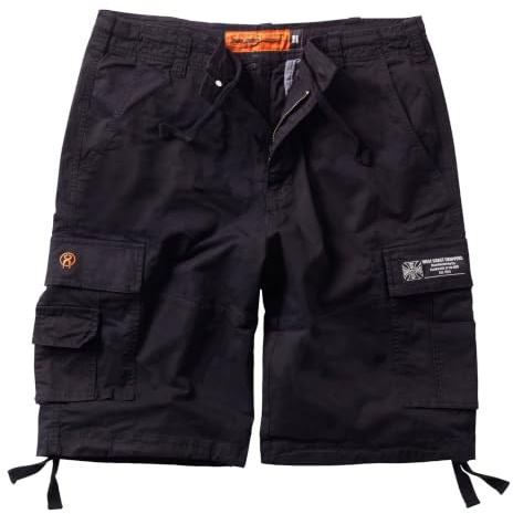 West Coast Choppers WCC CFL Cargo Short- Vintage Black Männer Short schwarz