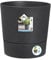 Elho Greensense Aqua Care Rond 35 - Pot De Fleurs pour Intérieur & Extérieur - Ø 34.5 x H 34.1 cm - Gris/Gris Charbon