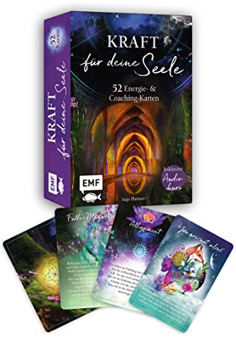 Kartenset: Kraft für deine Seele: Stärke dein Selbst mit 52 kunstvoll illustrierten Energie- und Coaching-Karten