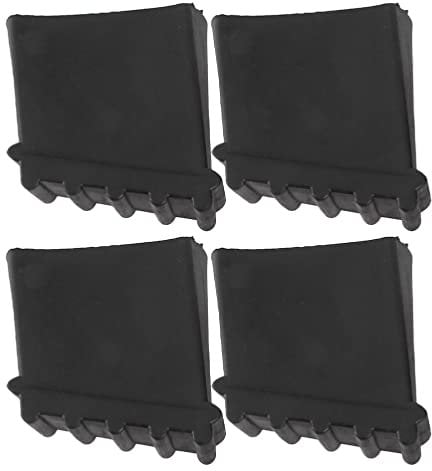 Cabilock 4pcs Stair- Pad Telescoping Replacement Step Kit Slip Shop Black, Leg Home Boots- Household Feet Covers, Steep A Cap Cm Pads Table Accessories Part Cover Removable Covers Skid
