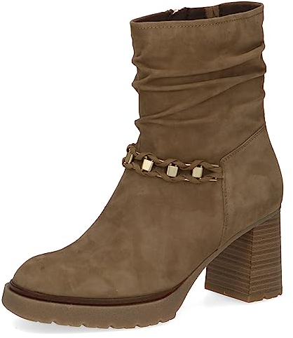 CAPRICE 9-25438-41, Stivaletti con tacco Donna, Verde (Olive Suede), 39 EU