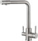 Drei-Wege-Wasserhahn 3 in 1 Armatur Küche Wasserhahn Wasserfilter 1801 (Matt)