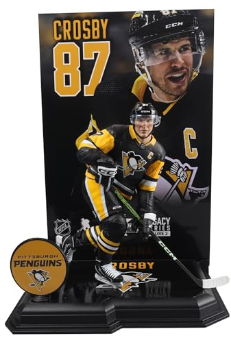 McFarlane Toys – Sidney Crosby (Pittsburgh Penguins) NHL 17,8 cm Posed Figur, McFarlane's SportsPicks