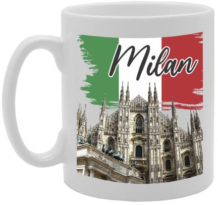 Coralgraph Inc MG5697 Milan Italy - A Novelty Gift Printed Tea Coffee Ceramic Mug