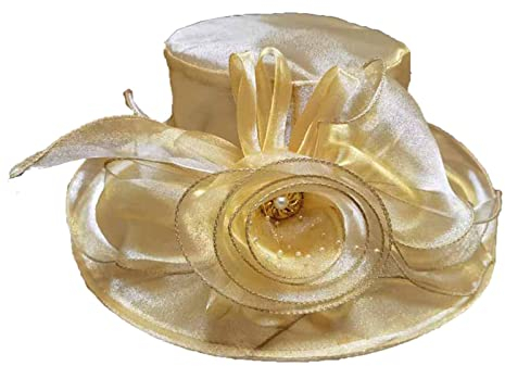 SRZYMJ Herren Sonnenhut Damen Gold Fischerhut Für Gartenarbeit Sonnenhut Herren Sonnenhut Damen Uv Schutz 50 Herren Regenhut Sonnenschutzkleidung Für Männer Gelb Einheitsgröße